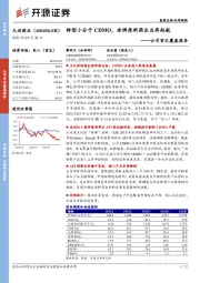 公司首次覆盖报告：转型小分子CDMO，老牌特色原料药企发展再起航