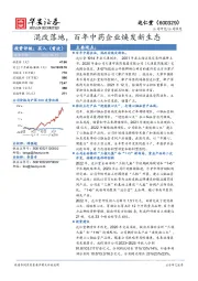 混改落地，百年中药企业焕发新生态