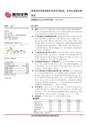 公司简评报告：摩洛哥项目取得境外投资项目备案，全球化进程如期推进