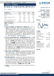国内复苏/出口加速/电动加码,看好龙头向上