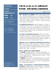 23H1业绩快报点评:符合预期,销售与盈利能力有望持续改善
