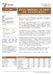 H1业绩增长亮眼，部分电子特气量价齐升