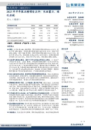 2023年半年报业绩预告点评：长丝蓄力，炼化启航