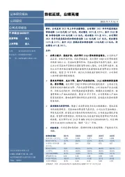 势能延续，业绩高增