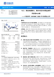 2023年中报预告点评：电力、煤炭规模增长，煤价回落及税费基数等因素影响业绩