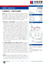 价格短期承压，Q2营收环比超预期