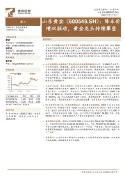 降本价增双驱动，黄金龙头持续攀登