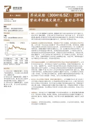 23H1营收净利稳定提升,看好全年增长