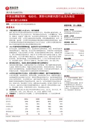 浙江鼎力点评报告：中报业绩超预期，电动化、国际化持续巩固行业龙头地位