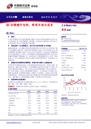 Q2业绩稳中向好，新项目助力成长