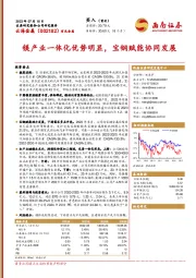 镁产业一体化优势明显,宝钢赋能协同发展