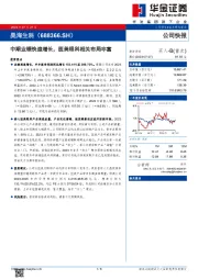 中期业绩快速增长,医美眼科相关布局丰富