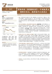 外销拖累业绩暂时承压，期待海外补库拐点