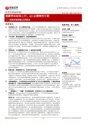 迎驾贡酒更新点评报告:洞藏带动结构上行,Q2业绩弹性可期