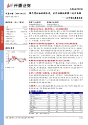 公司首次覆盖报告:国内滑动轴承领头羊,应用拓展构筑第二成长曲线