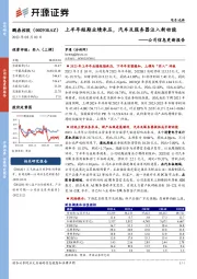 公司信息更新报告：上半年短期业绩承压，汽车及服务器注入新动能