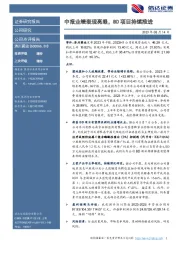 中报业绩表现亮眼，BD项目持续推进