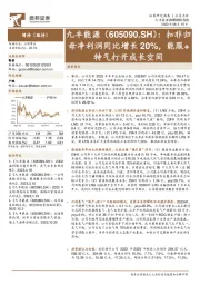 扣非归母净利润同比增长20%，能服+特气打开成长空间