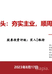 西部矿业深度报告:西部矿产龙头:夯实主业,顺周期优势凸显