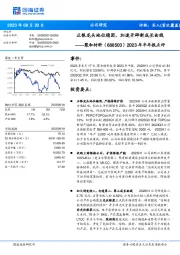 2023年半年报点评:正银龙头地位稳固,加速开辟新成长曲线