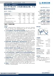 2023年中报点评:水泥盈利探底企稳,产业链延伸积极推进