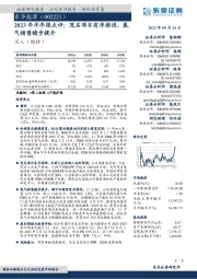 2023年半年报点评:茂名项目有序推进,氢气销售稳步提升