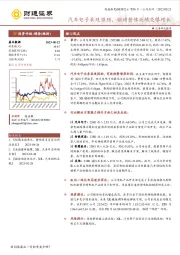 汽车电子表现强劲，驱动整体业绩亮眼增长