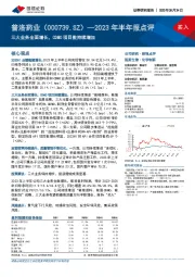 2023年半年报点评：三大业务全面增长，CDMO项目数持续增加