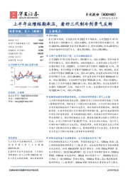 上半年业绩短期承压，看好三代制冷剂景气反转