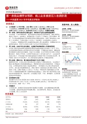 中科星图2023年半年度点评报告:第一曲线业绩符合预期,线上业务提前迈入收获阶段