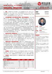 2023年半年报点评：短期利润承压，期待成本改善