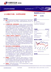 Q2业绩扭亏为盈，毛利率改善显著