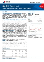 单季度净利润创历史新高，看好中长期成长属性