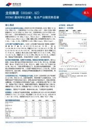 2023Q2盈利环比改善,钛全产业链优势显著