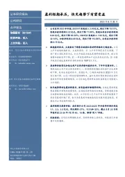 盈利短期承压,快充趋势下有望受益