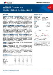 生物质发电亏损拖累业绩，分布式光伏业务稳步发展