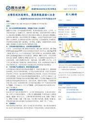 2023年半年度报告点评：业绩实现快速增长，聚焦新能源核心业务