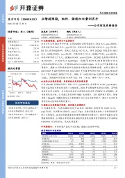 公司信息更新报告:业绩超预期,组件、储能双双量利齐升