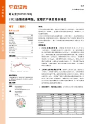 23Q2业绩改善明显，定增扩产巩固龙头地位