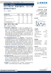 2023中报点评：短期业绩承压，OCA与新能源驱动长期成长