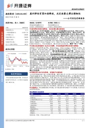 公司信息更新报告:盈利弹性有望加速释放,光伏放量支撑业绩韧性