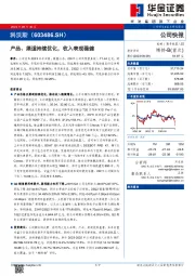 产品、渠道持续优化，收入表现稳健