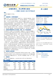 2023年半年报点评：业绩高增长，多品牌势头强劲