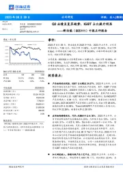 中报点评报告：Q2业绩呈复苏趋势，IGBT占比提升明显