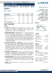 2023半年度业绩点评：坚定内部改革，静待业绩拐点