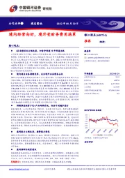 境内经营向好,境外受财务费用拖累