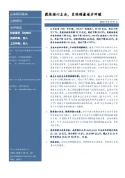 聚焦核心主业,负极销量逐步回暖