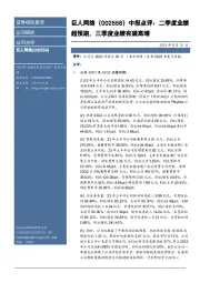 中报点评:二季度业绩超预期,三季度业绩有望高增