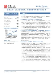 中报点评：Q2业绩创新高，持续前瞻布局领军地位凸显