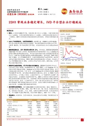 23H1常规业务稳定增长，IVD平台型企业行稳致远